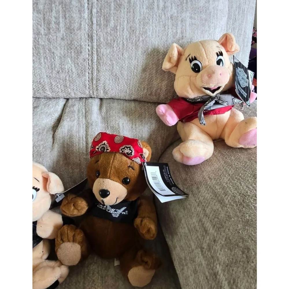 Harley Davidson Bean bag plushies $47 obo
